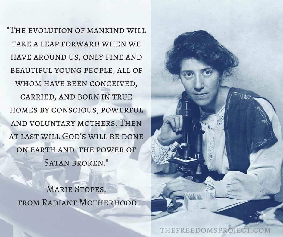 Marie Stopes, Eugenicist